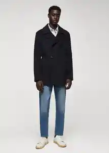 Abrigo Tinof Navy Talla XXL Hombre Mango