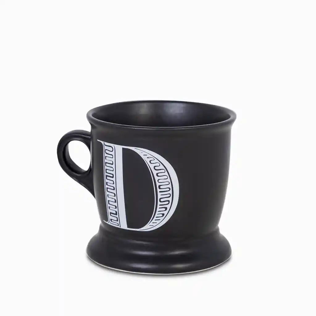 Ambiente Gourmet Mug Con Letra D Negro