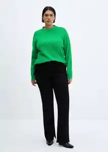 Buzo Jersey Tortu Verde Talla M Mujer Mango
