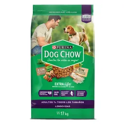 Comida para perro Dog Chow mayores a 7 años (Senior Longevidad) x 17 kg