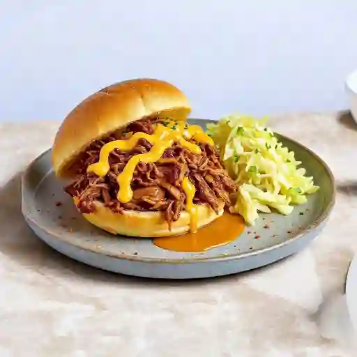 Pulled pork sandwich
