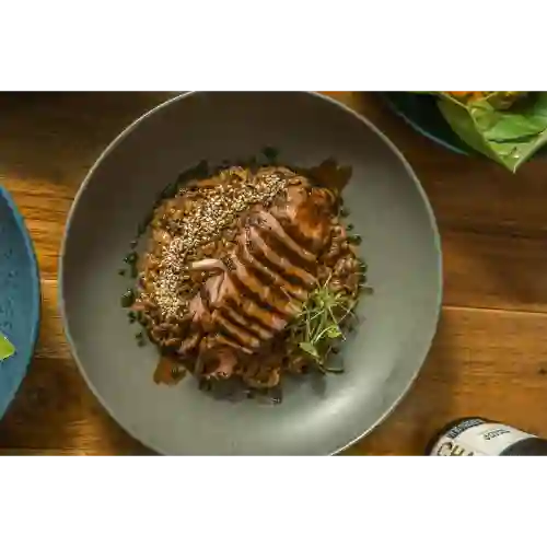 Arroz de Setas con Rib-eve