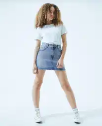 Falda Mujer Azul Talla 8 340D000 Americanino