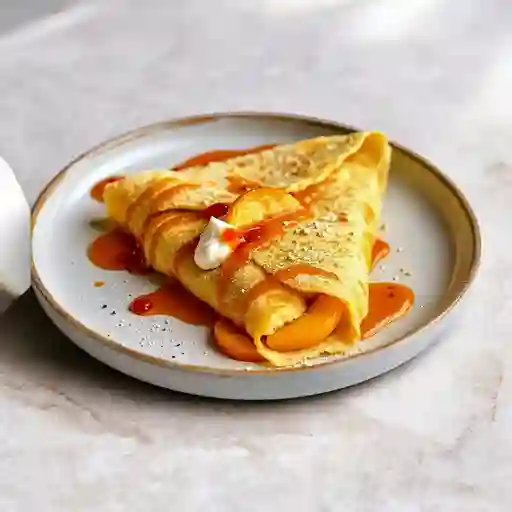 Crepe Durazno Y Queso