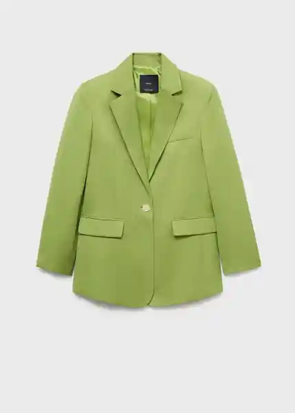 Blazer Americana Apple Verde Talla S Mujer Mango