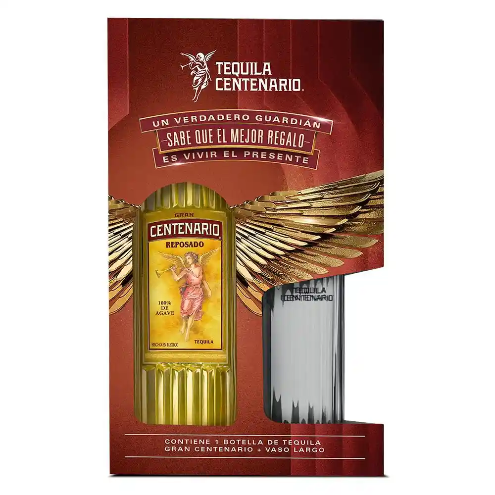 Pack Tequila Reposado + Vaso Highball Gran Centenario