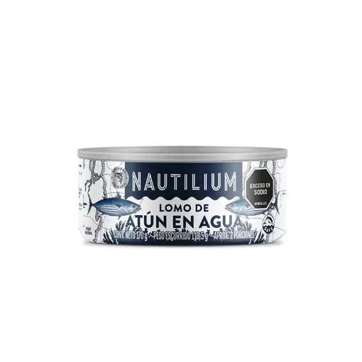 Lomo de Atún en Agua - Nautilium 110 g
