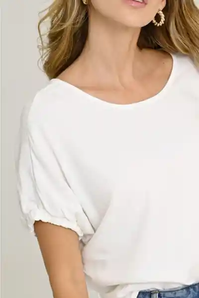 Blusa Magallanes Color Blanco Crudo Talla L Ragged