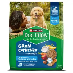 Dog Chow Alimento Perro Cachorros Medianos y Grandes