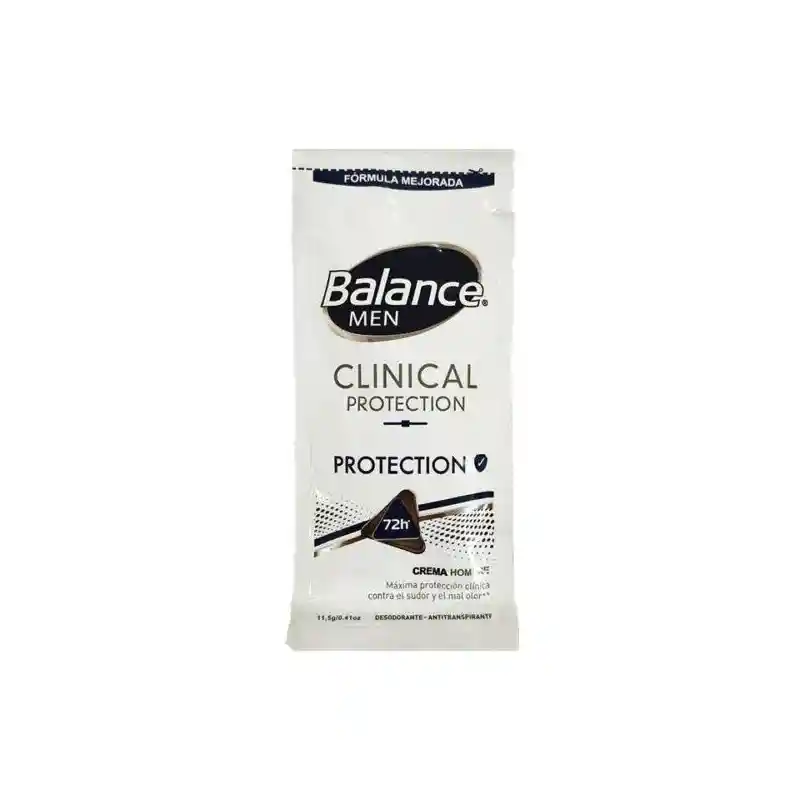 Balance Desodorante Clinical Men Sobre en Crema