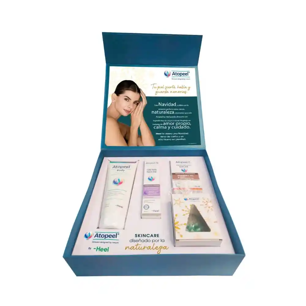 Kit Navidad Atopeel N Crema Noche+ C Serum Prof+ Body Gratis Caja