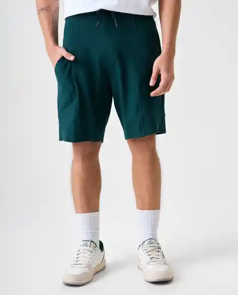 Bermuda Hombre Verde Talla 32 852G030_VER195420