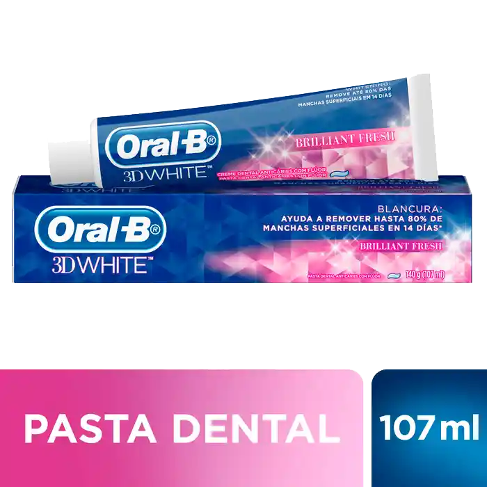 Oral-B Crema Dental 3D White Brilliant Fresh