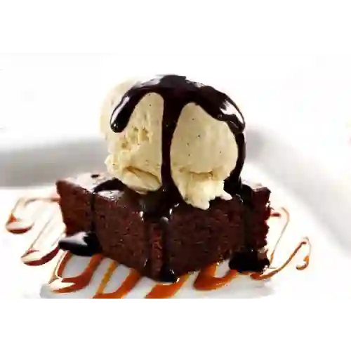 Brownie con Helado