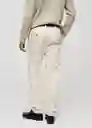 Pantalón Barna Crudo Talla 46 Hombre Mango