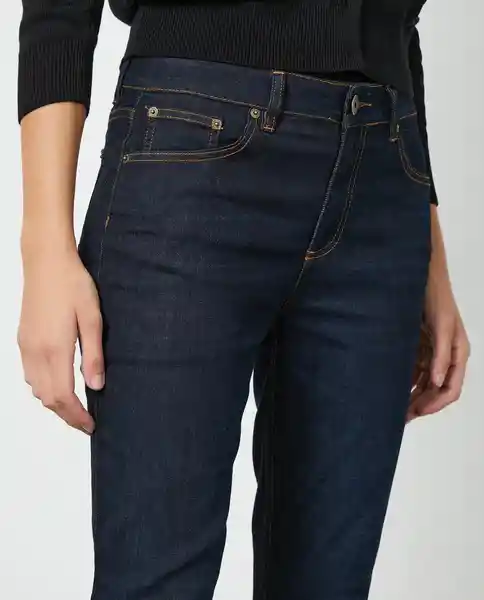 Jean H. Rise Cosmo Skinny Oscuro Femenino Azul Dark 8 Chevignon