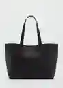 Bolso Zinnia Negro Mujer Mango