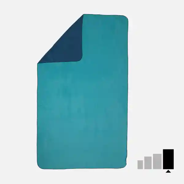 Nabaiji Toalla Microfibra Doble Color 110 x 175 cm