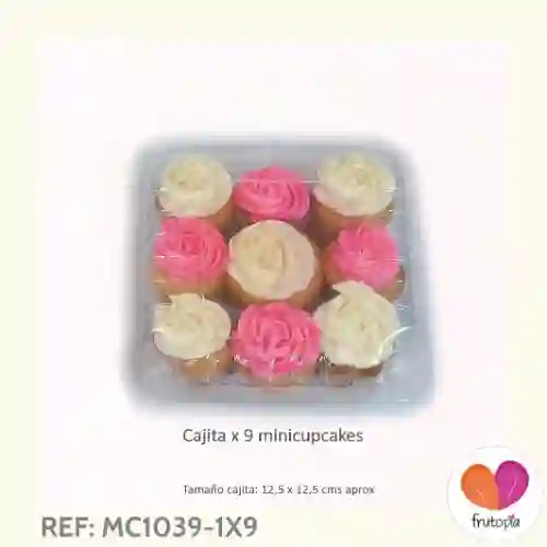 Minicupcakes X9 Rositas Ref Mc1039-1x9