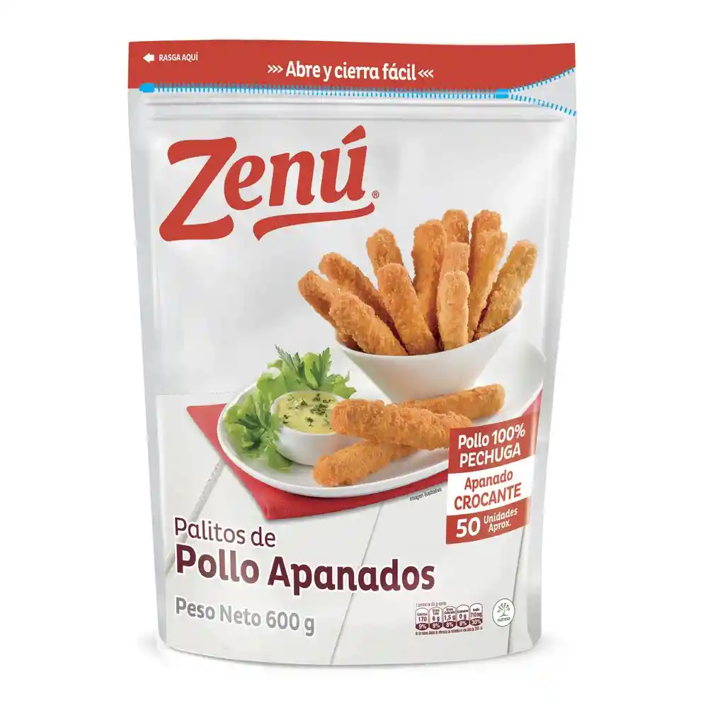 Zenú Palitos de Pollo Apanados