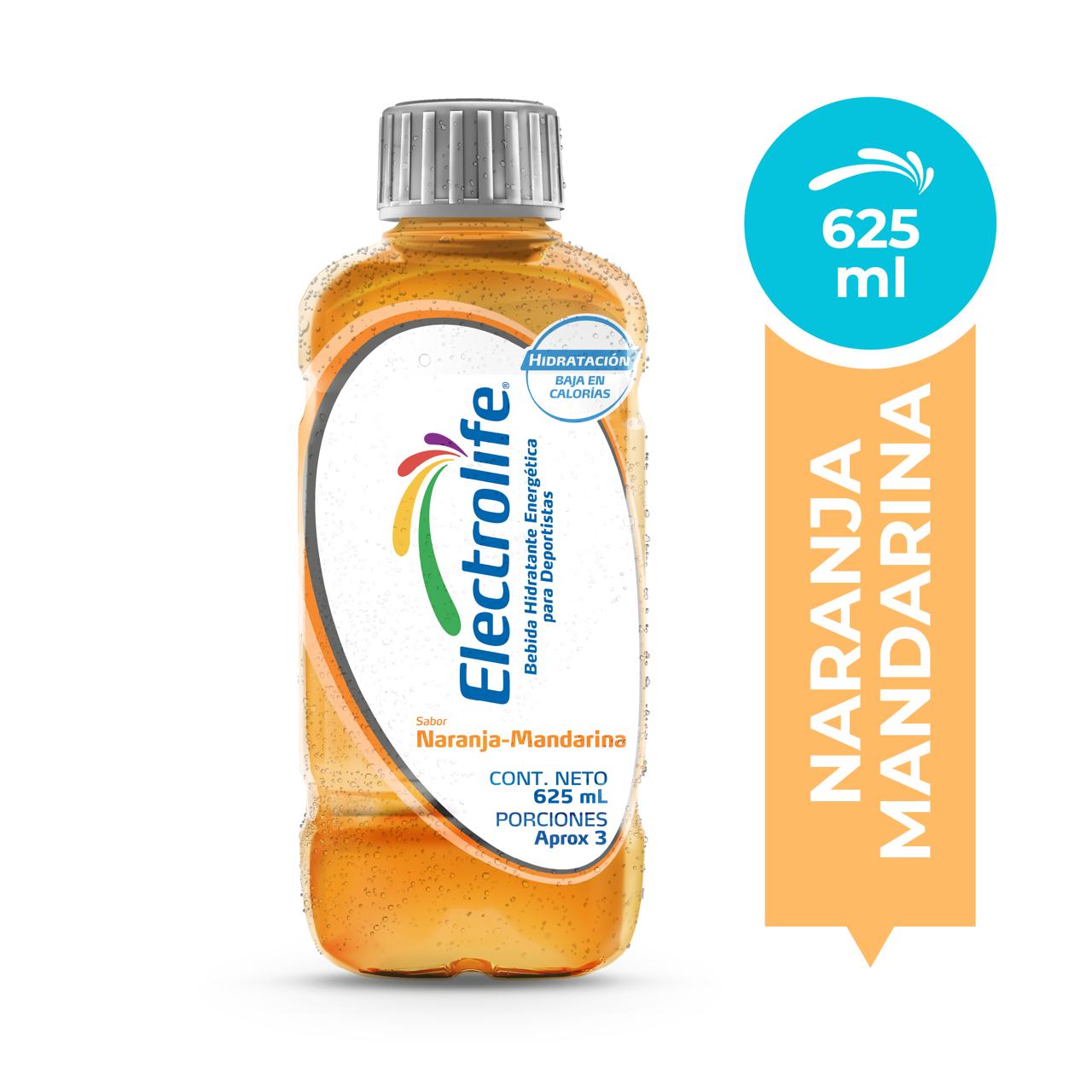 Electrolife Bebida Hidratante Naranja Mandarina 625 ml