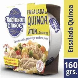Robinson Crusoe Ensalada de Quinoa con Atún y Cúrcuma