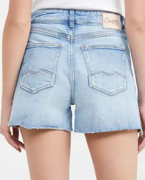 Short Femenino Azul Cristalino Claro 12 Chevignon