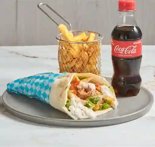 Gyro Clásico + Papas + Bebida