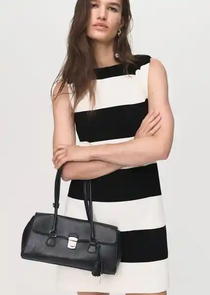 Vestido Jane Crudo Talla M Mujer Mango