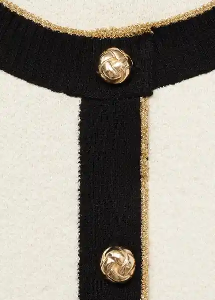Cárdigan Camila Crudo Talla M Mujer Mango