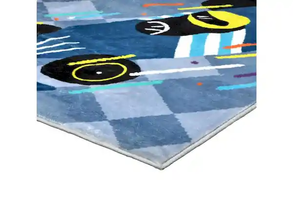 Alfombra de Cama Azul 70 x 120 Casaideas