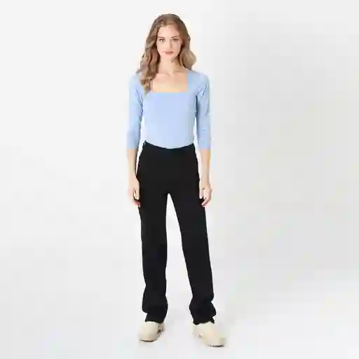 Jean Tiro Medio Bota Medio Negro Talla 10 - 720601