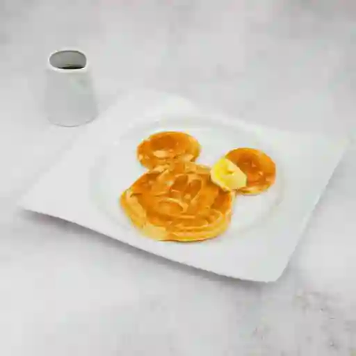 Waffle Infantil de Mantequilla y Syrup