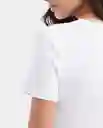 Camiseta Essential Crewneck Blanco 0 Claro Talla M Chevignon
