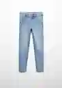 Jean Slim Tejano Medio Talla 10 Niños Mango