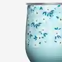 Corkcicle Vaso Stemless Floral Azul 12 Oz