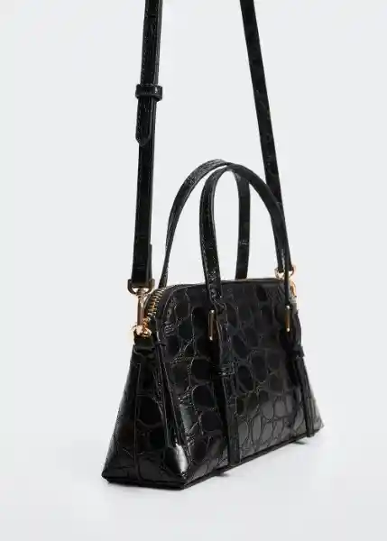 Bolso P Ona Negro Talla 99 Mujer Mango