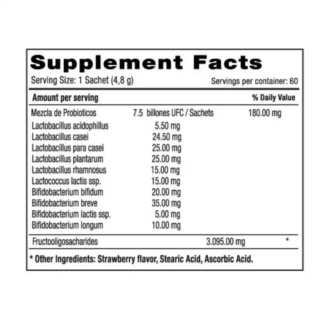 Bwell Probioticos Y Prebioticos 30 Sobres