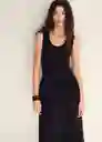 Vestido Toad Negro Talla XS Mujer Mango