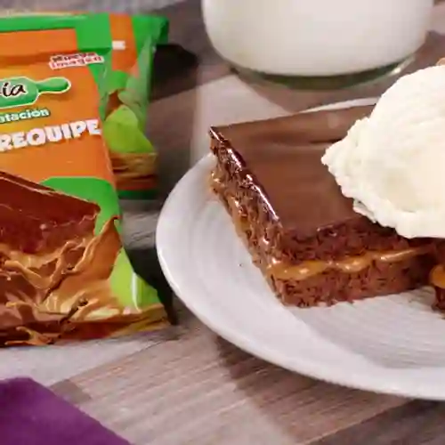 1 Brownie (En Bolsa) con Helado