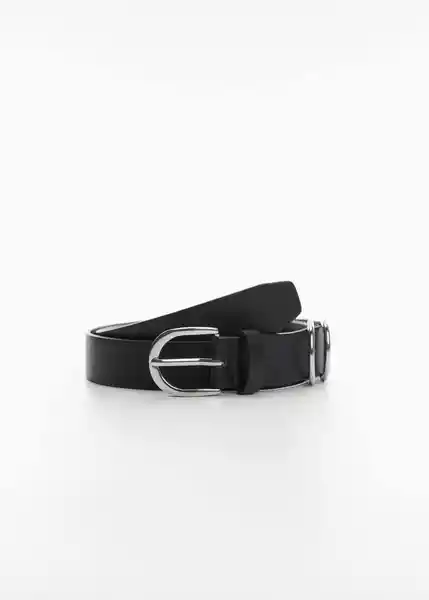Cinturón Jana Negro Talla M Mujer Mango