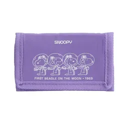 Billetera Casual Snoopy Little Space Explorer Morado Miniso