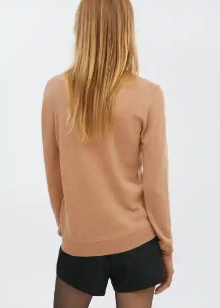 Jersey Serranov Camel Talla XS Mujer Mango