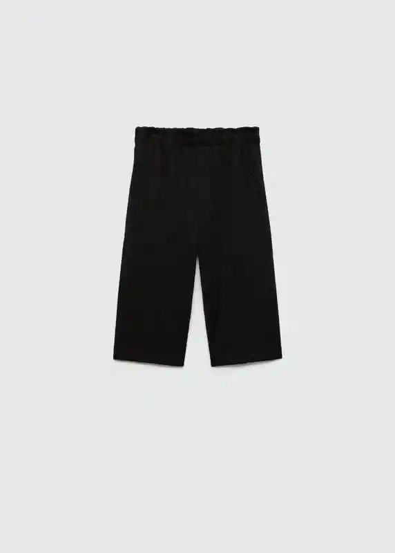 Pantalón Pana Negro Talla 67 Niñas Mango