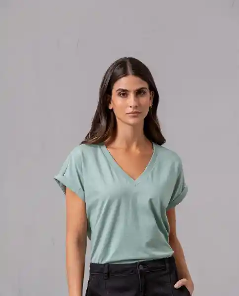 Camiseta Mujer Verde XL 209F100_VER155706 Rifle