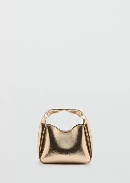 Bolso M Paco Oro Mujer Mango