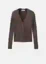 Cárdigan Vana Chocolate Talla S Mujer Mango