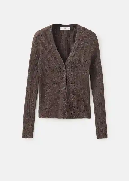 Cárdigan Vana Chocolate Talla S Mujer Mango