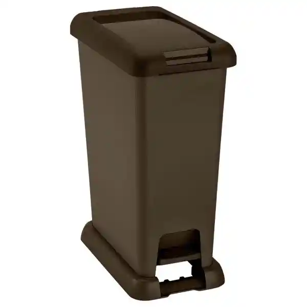 Basurero Pedal Color Wengue 35 L Rimax