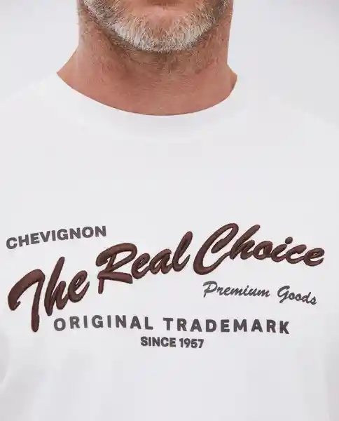 Camiseta Original Crudo Pristino Claro T XS Chevignon